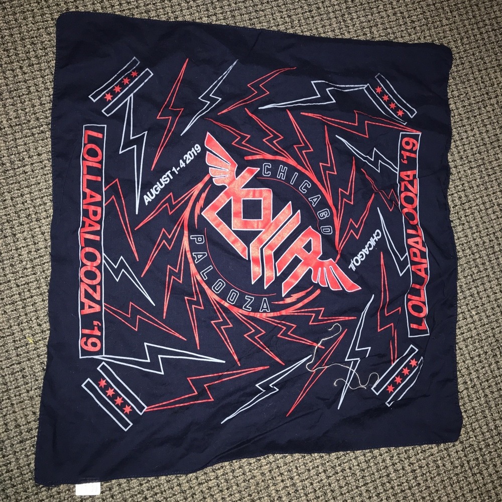 Lollapalooza 2019 Bandana‎ Handkerchief